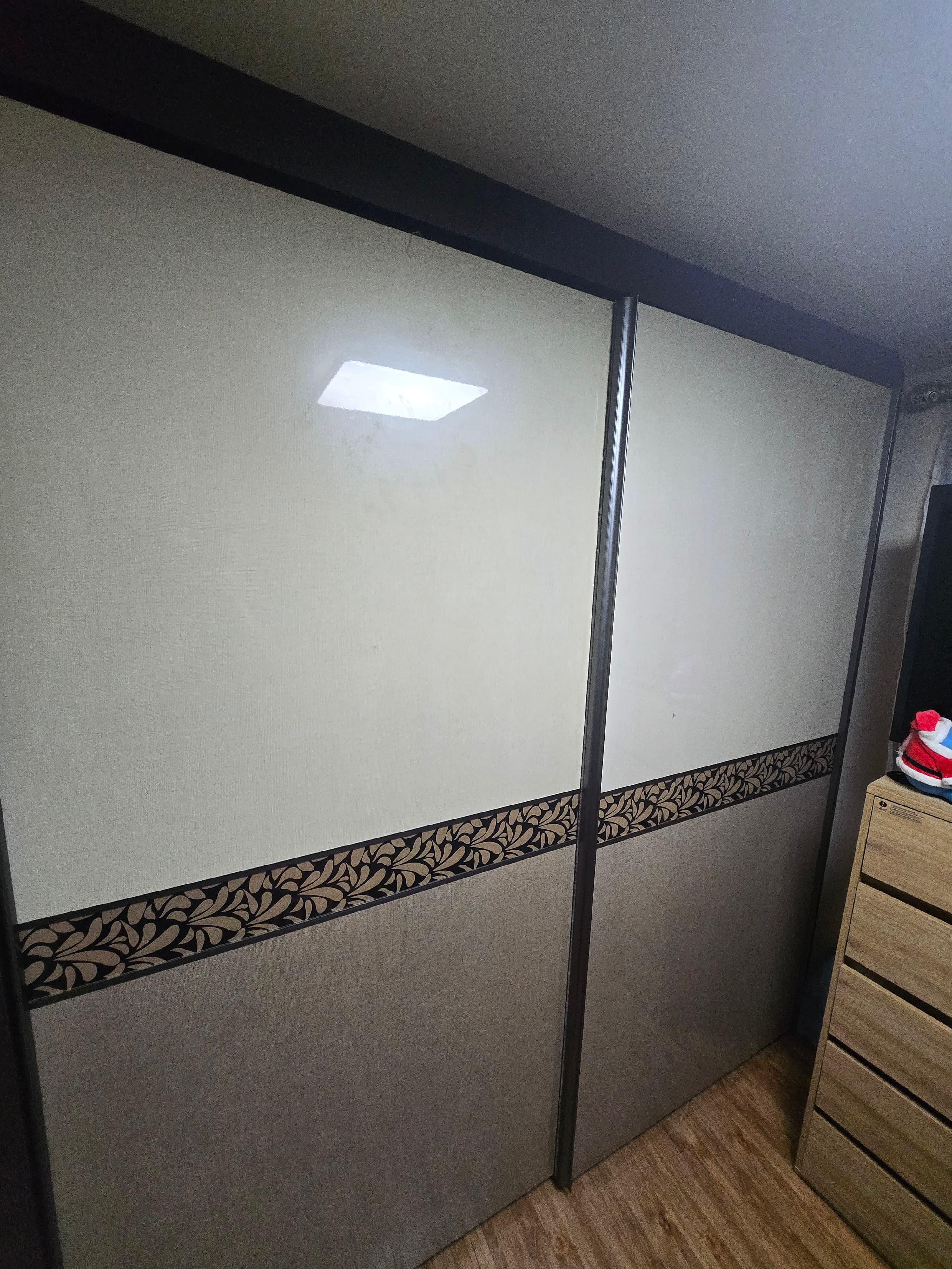 붙박이장 슬라이딩 후