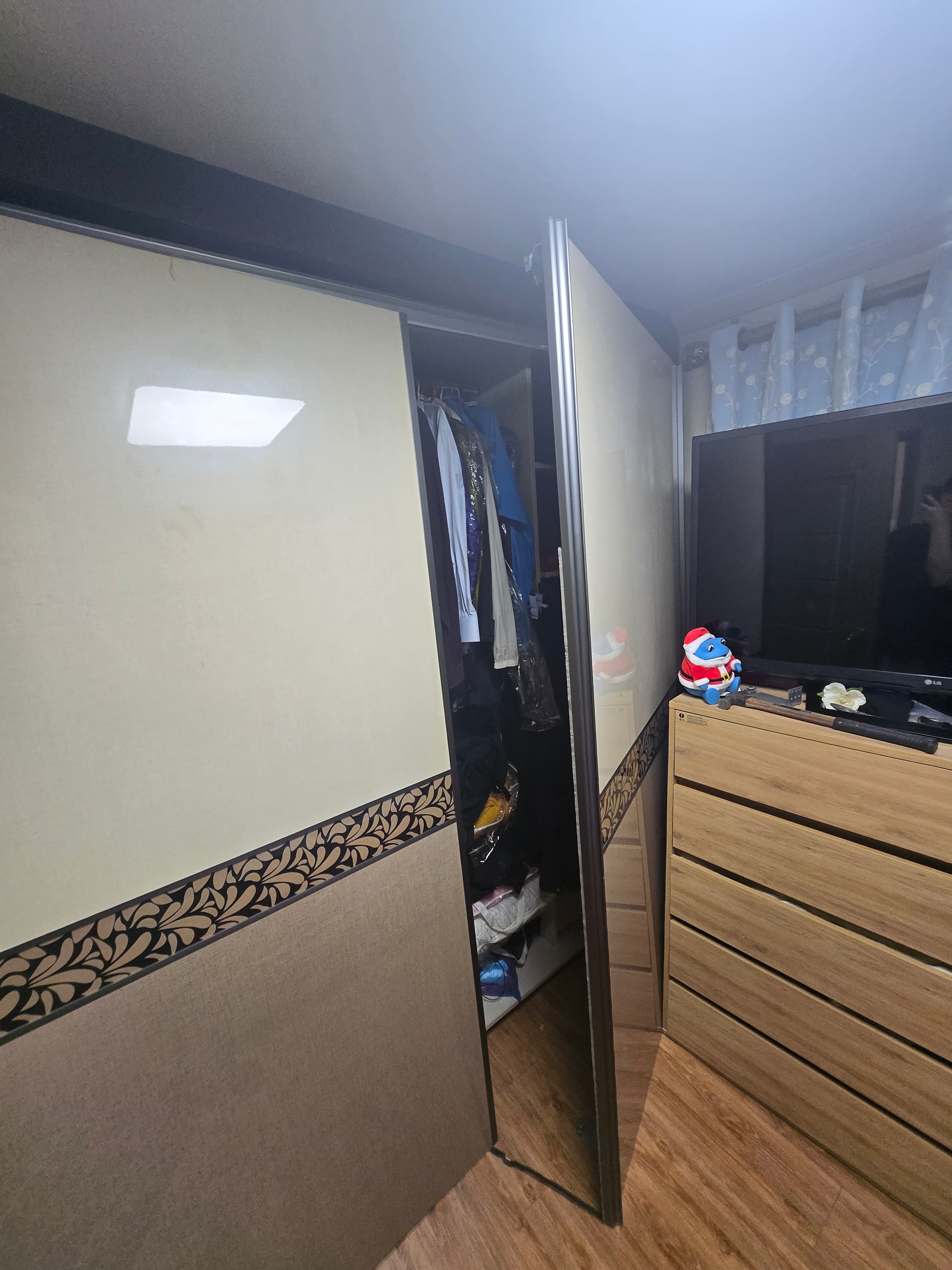 붙박이장 슬라이딩 전