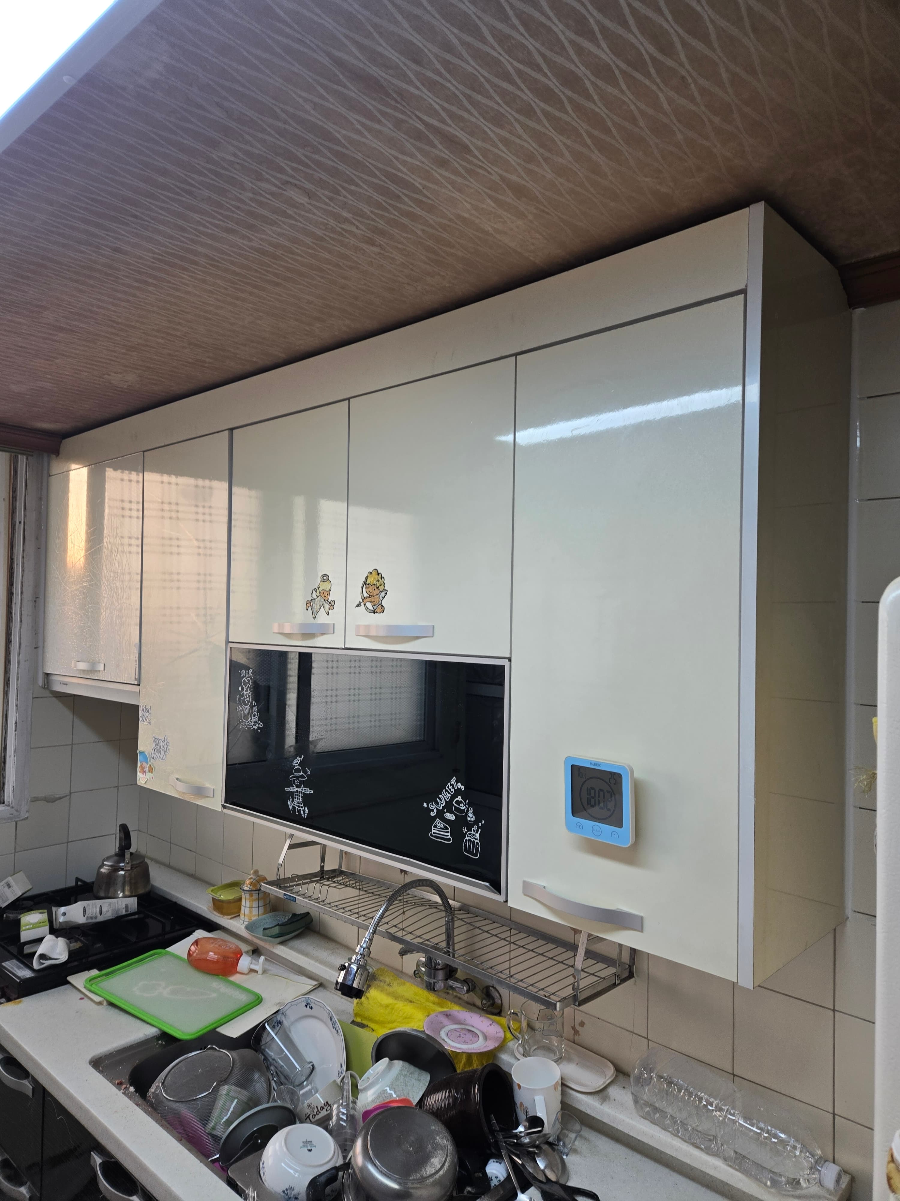 상부장 수리 후